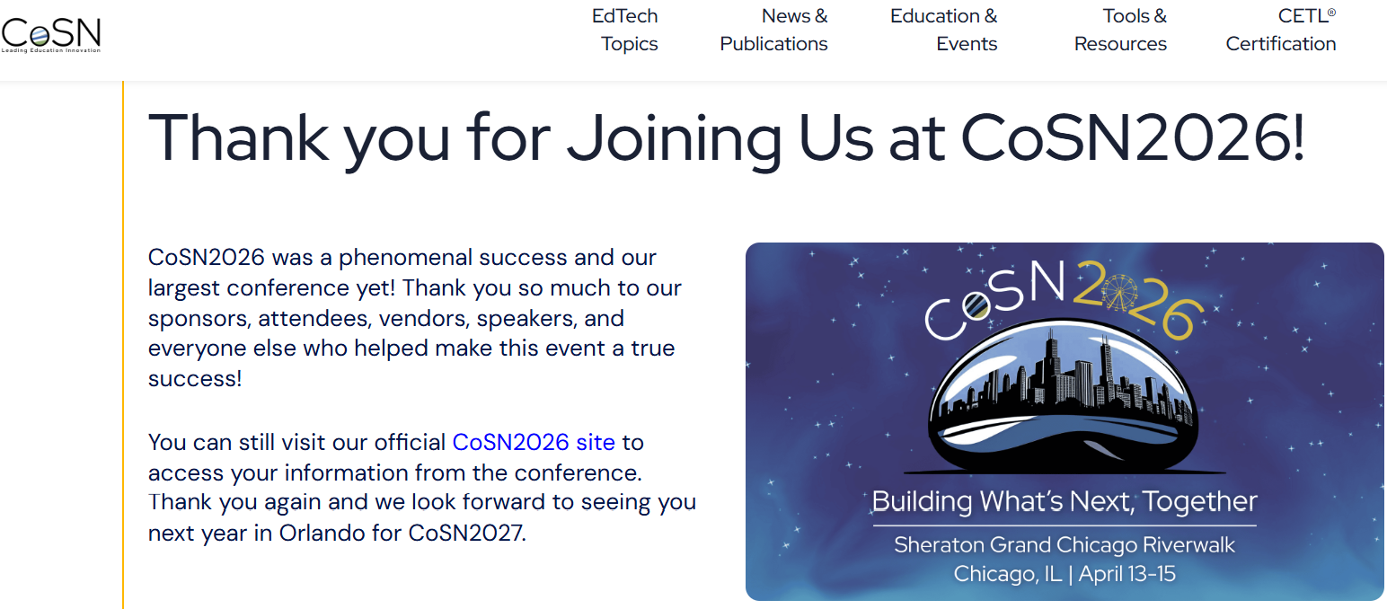 CoSN Emerging Technologies Community